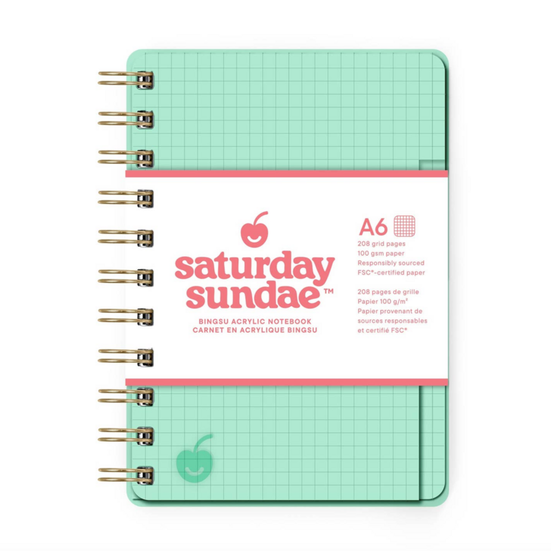Melon Bingsu Acrylic Notebook