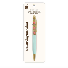 Mint Chip Cherry Smiles Floaty Ballpoint Pen