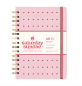 Bubble Gum Mini Sprinkles Spiral Notebook