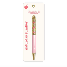 Bubble Gum Cherry Smiles Floaty Ballpoint Pen