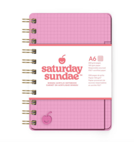 Strawberry Bingsu Acrylic Notebook