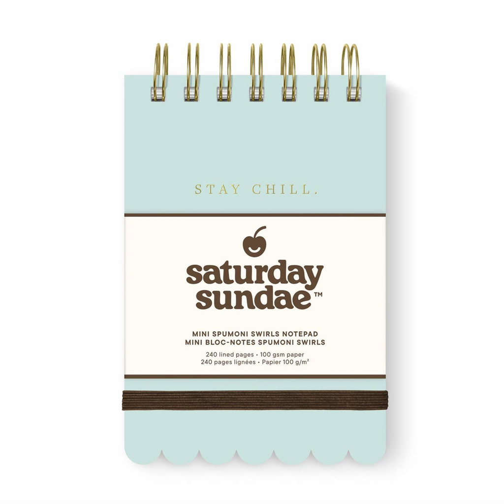 Mint Chip Mini Spumoni Swirls Notepad