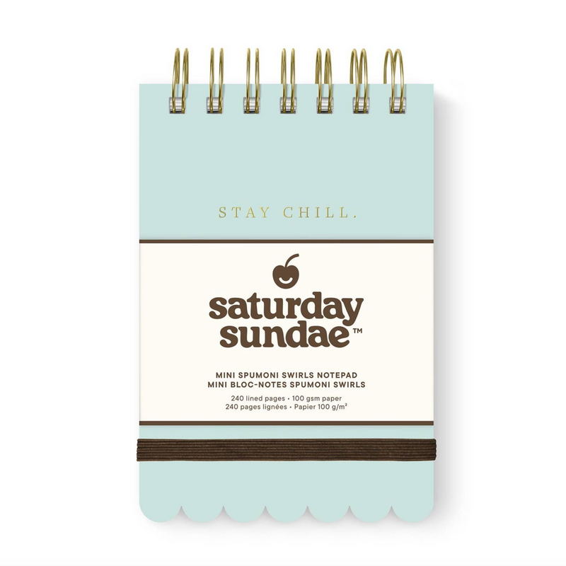 Mint Chip Mini Spumoni Swirls Notepad