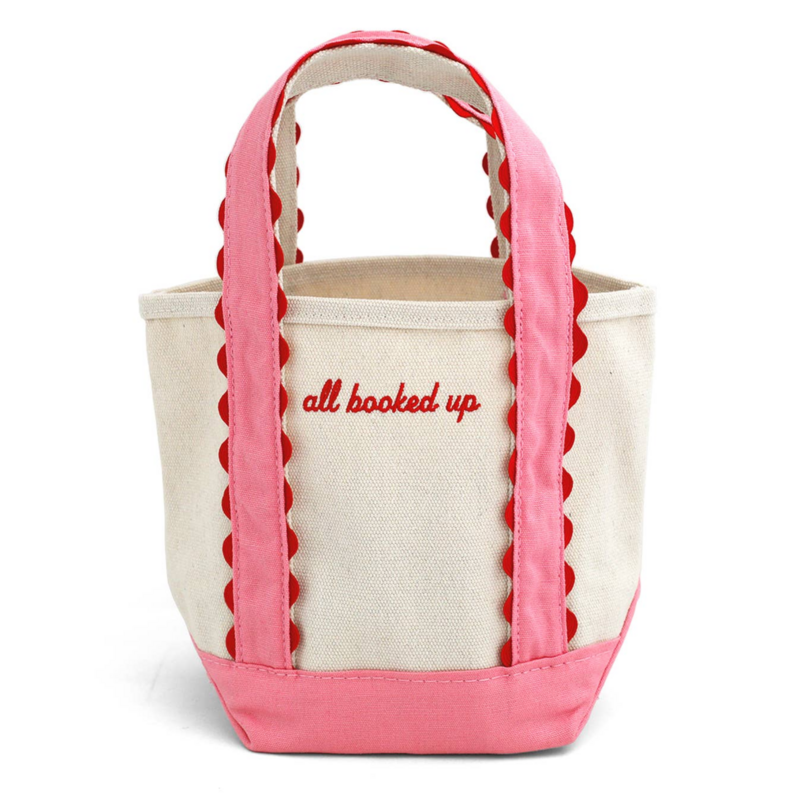 All Booked Up Mini Boat Tote