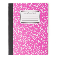 Cerise Mini Composition Notebook