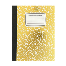 Gold Mini Composition Notebook