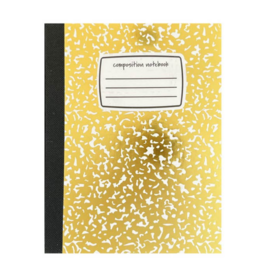 Gold Mini Composition Notebook