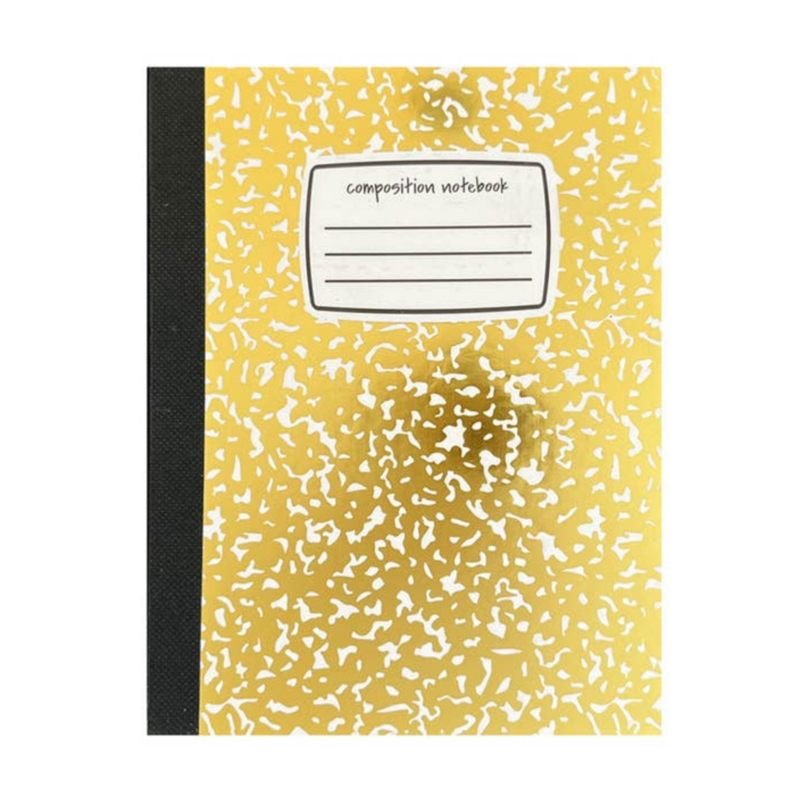 Gold Mini Composition Notebook