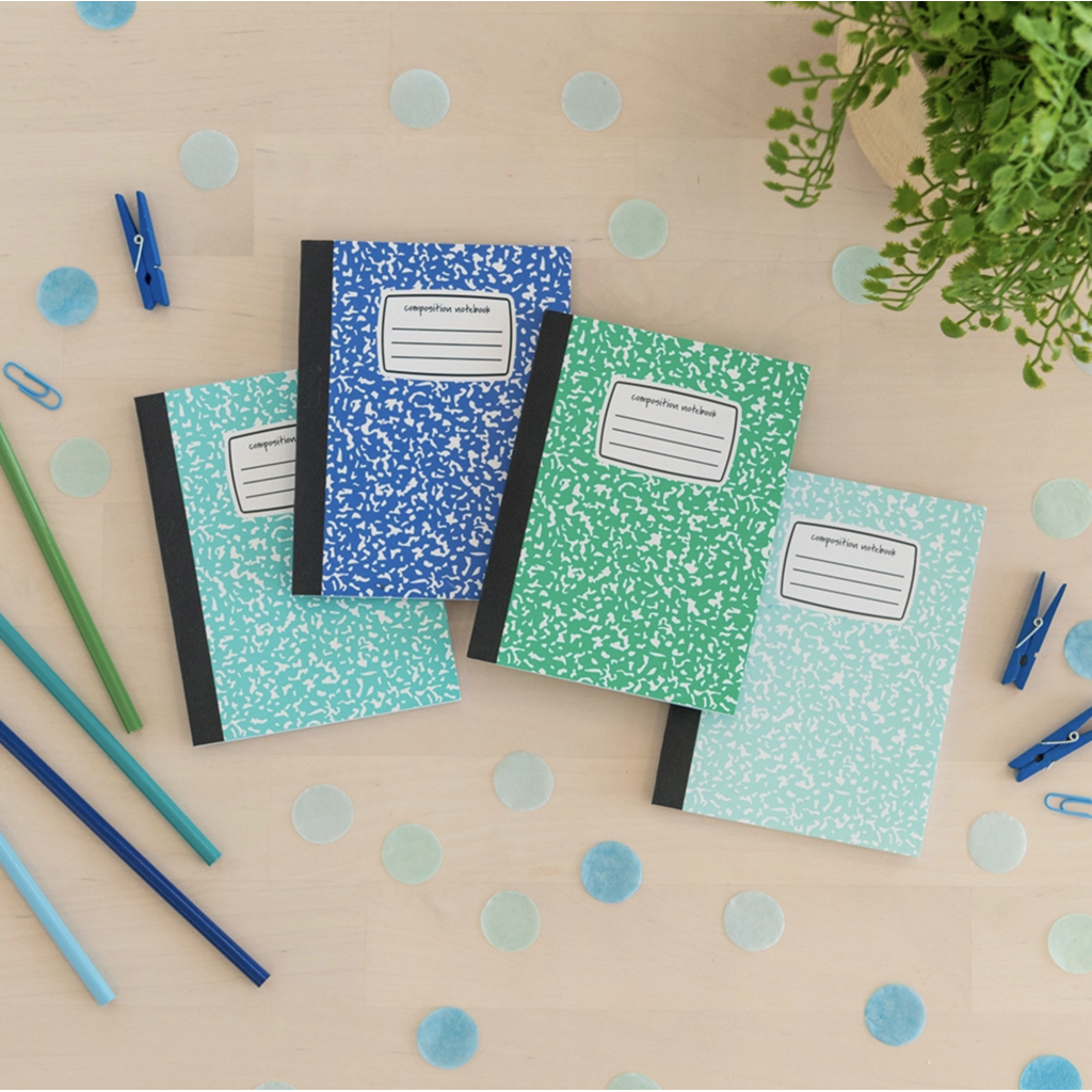 Mint Mini Composition Notebook