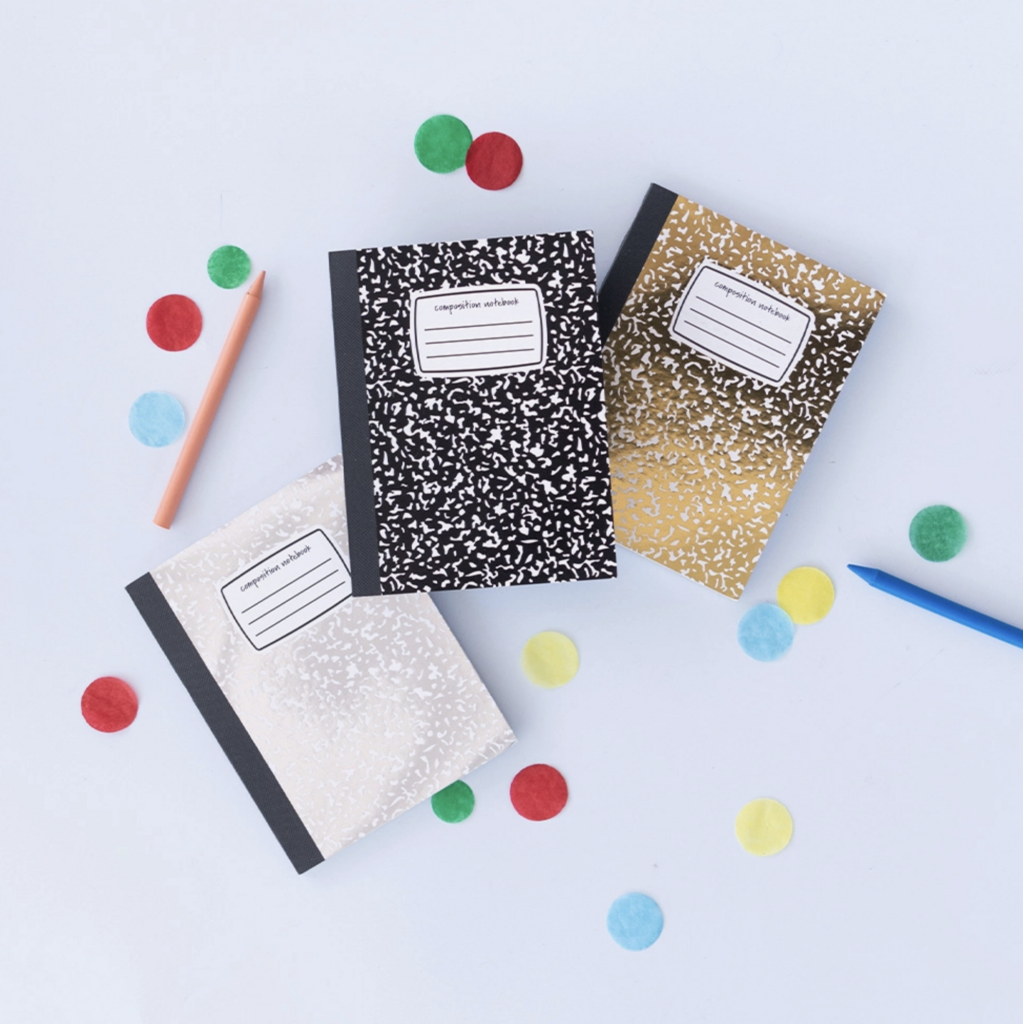 Gold Mini Composition Notebook