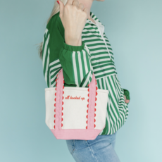 All Booked Up Mini Boat Tote