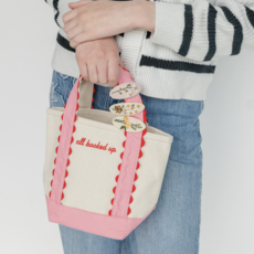 All Booked Up Mini Boat Tote