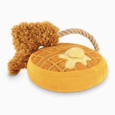Chicken & Woofles Barking Brunch Dog Toy