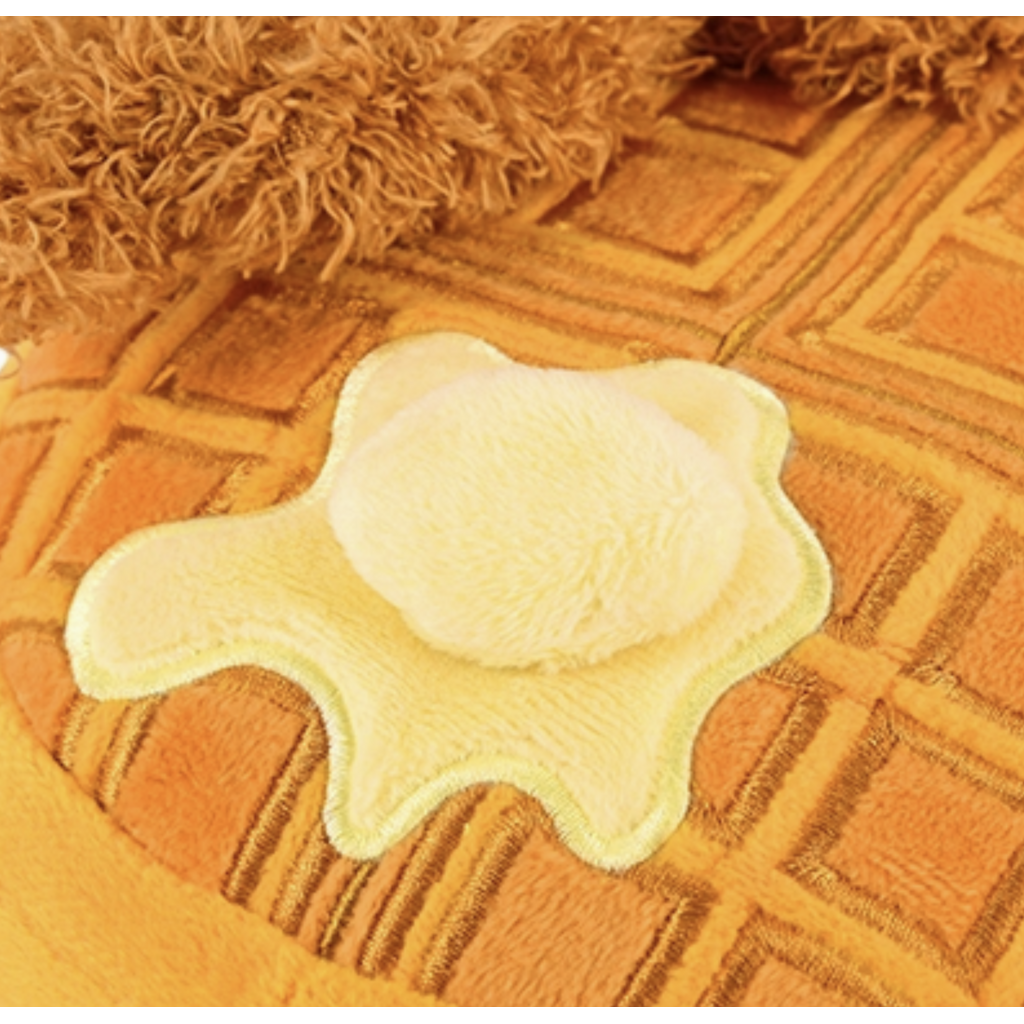 Chicken & Woofles Barking Brunch Dog Toy