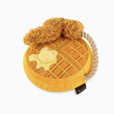 Chicken & Woofles Barking Brunch Dog Toy