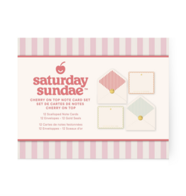 Sugar Sprinkles Cherry On Top Notecard Set