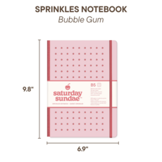 Bubble Gum Sprinkles Notebook