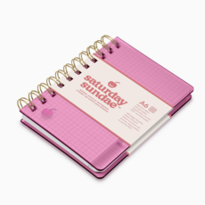 Strawberry Bingsu Acrylic Notebook