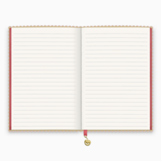 Bubble Gum Spumoni Swirls Scalloped Journal