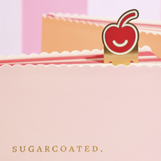 Bubble Gum Spumoni Swirls Scalloped Journal