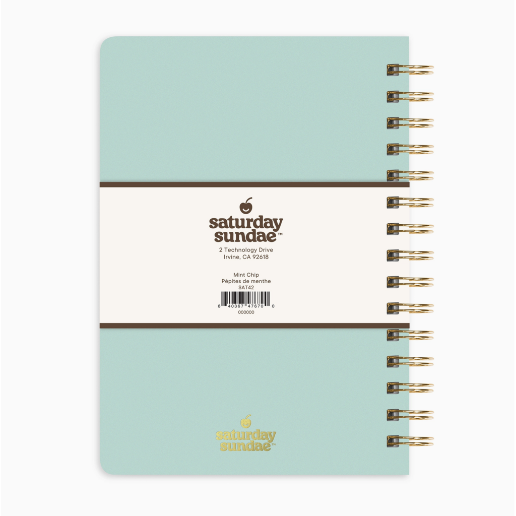 Mint Chip Mini Sprinkles Spiral Notebook