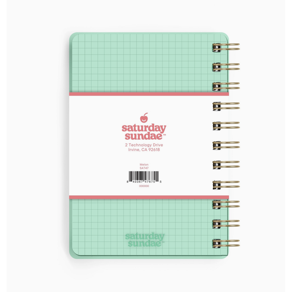 Melon Bingsu Acrylic Notebook