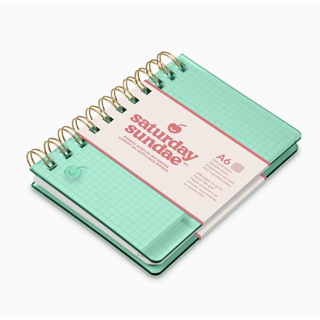 Melon Bingsu Acrylic Notebook