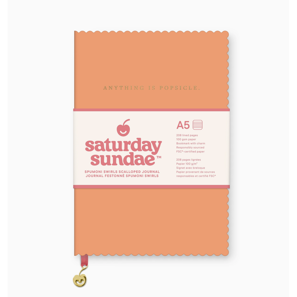 Tutti-Frutti Spumoni Scalloped Journal