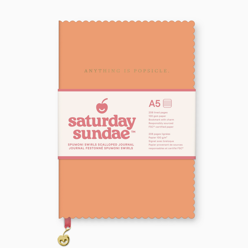 Tutti-Frutti Spumoni Scalloped Journal