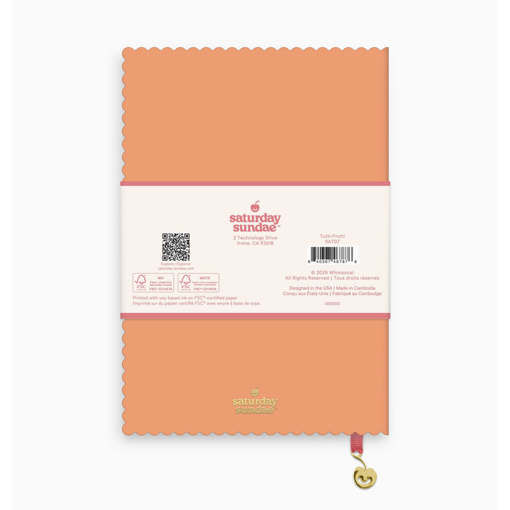 Tutti-Frutti Spumoni Scalloped Journal