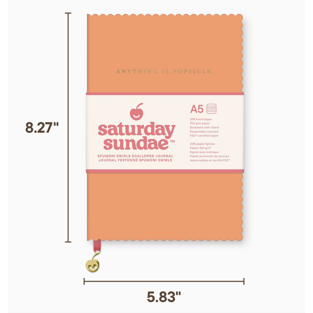 Tutti-Frutti Spumoni Scalloped Journal