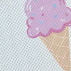 Summer Ice Cream Cone Needlepoint Canvas