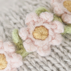 Blush Floral Baby Elephant & Flower Crown