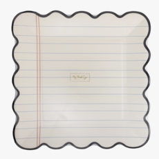 Notebook Lined Paper Plates