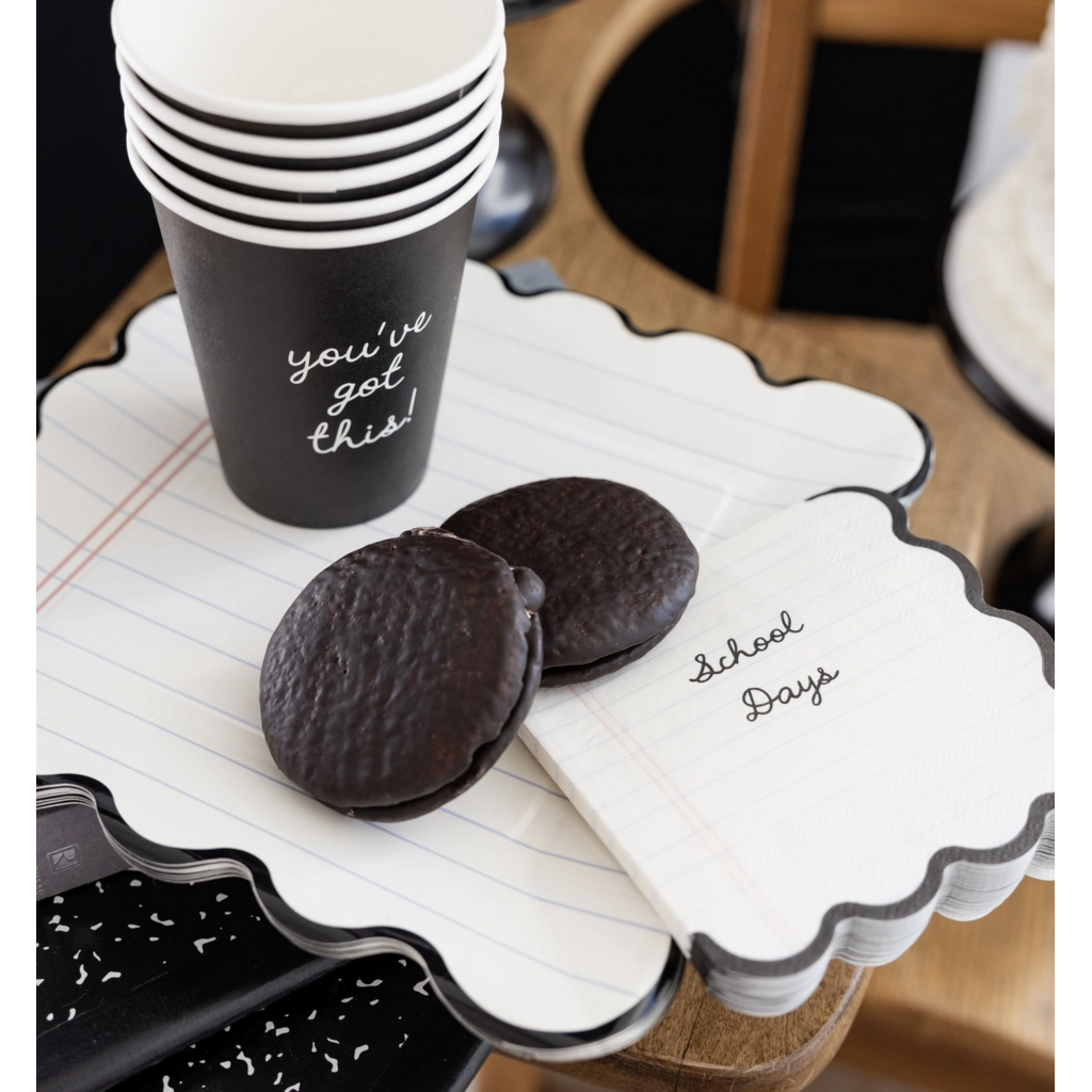 Notebook Lined Paper Plates