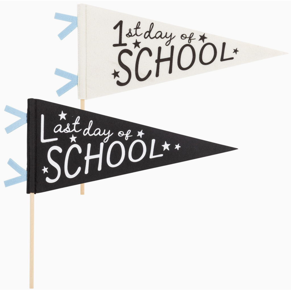 First & Last Day Of School Felt Pennant Set
