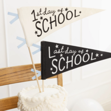 First & Last Day Of School Felt Pennant Set