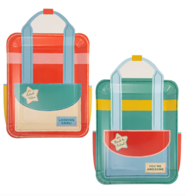 Backpack Shaped Plate Set