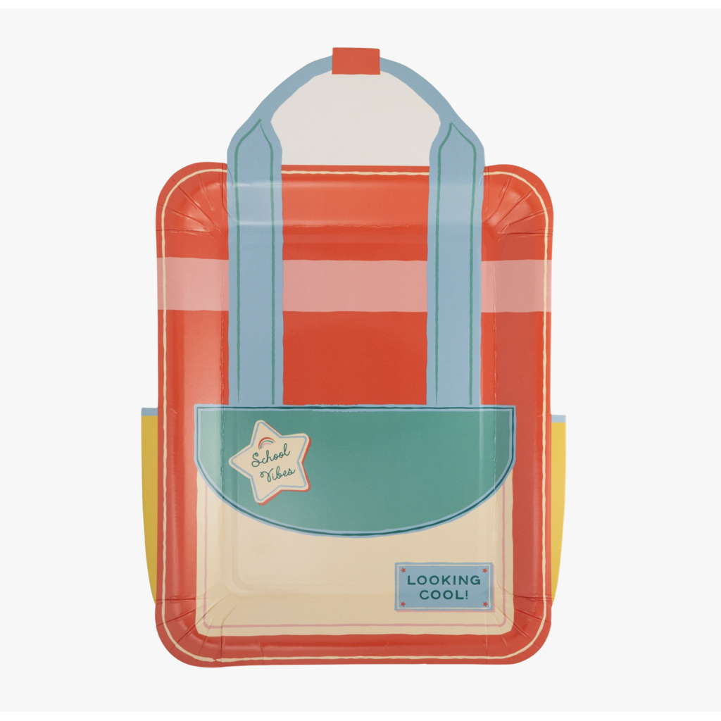 Backpack Shaped Plate Set