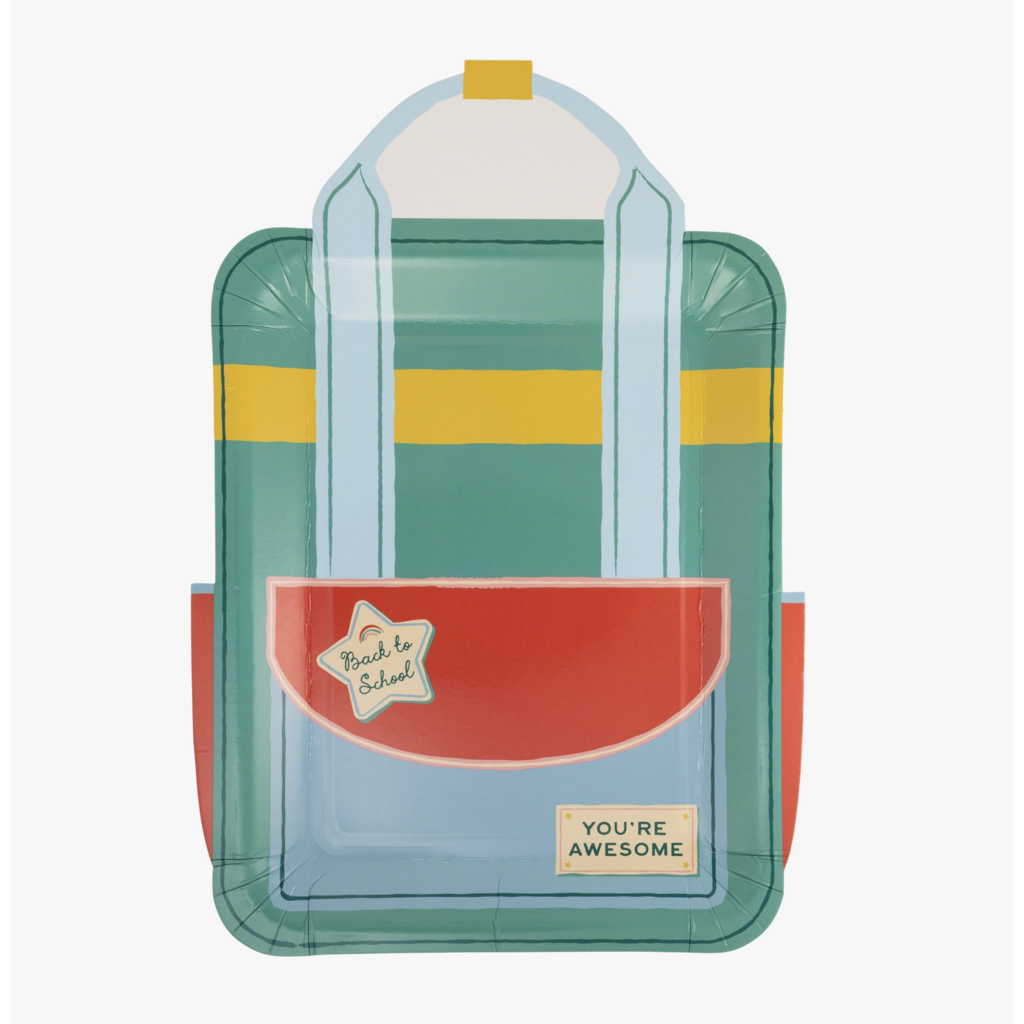 Backpack Shaped Plate Set