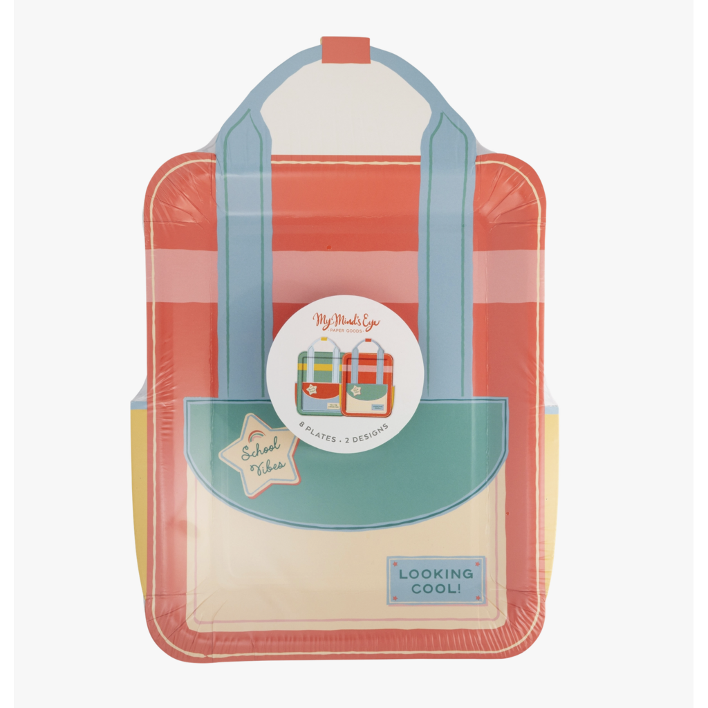 Backpack Shaped Plate Set