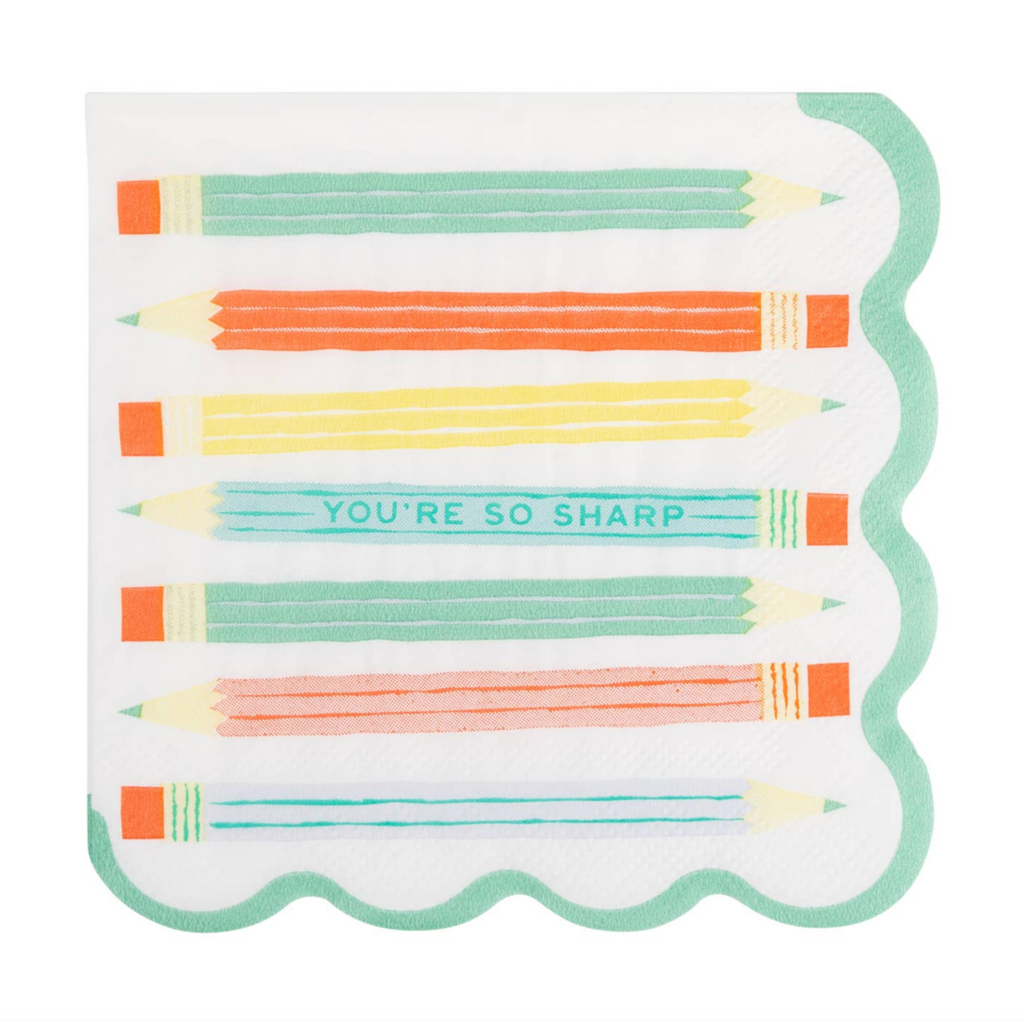 Pencil Cocktail Napkins