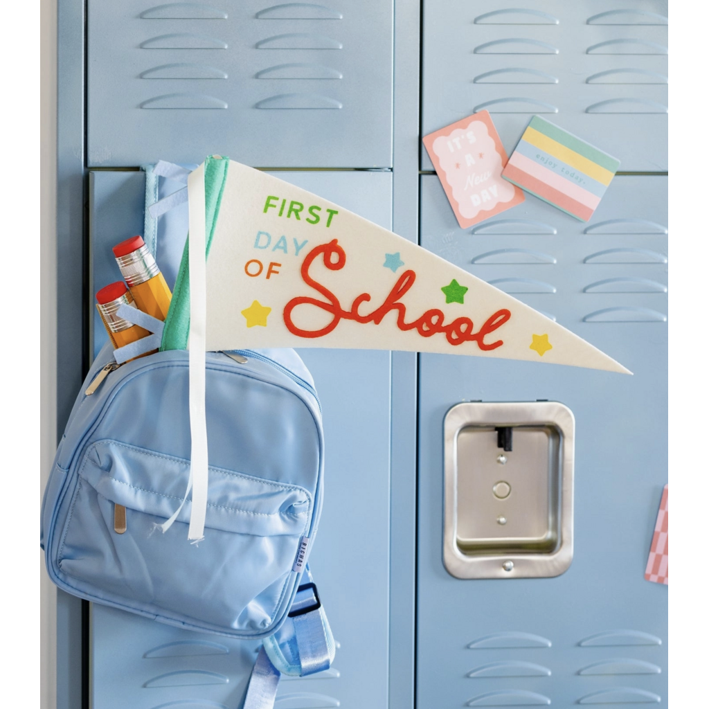 First Day Of School Felt Pennant