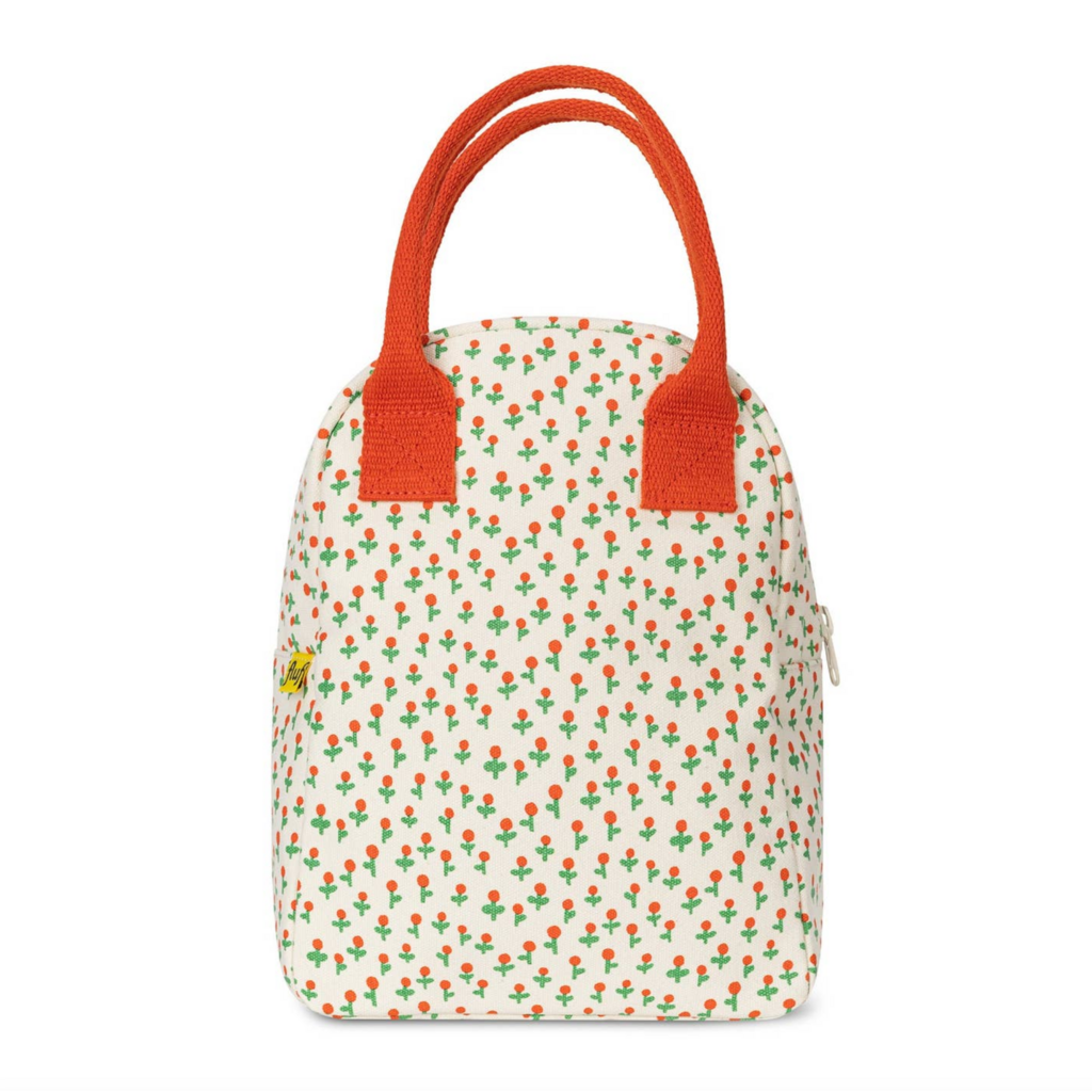 Tiny Roses Zipper Lunchbox