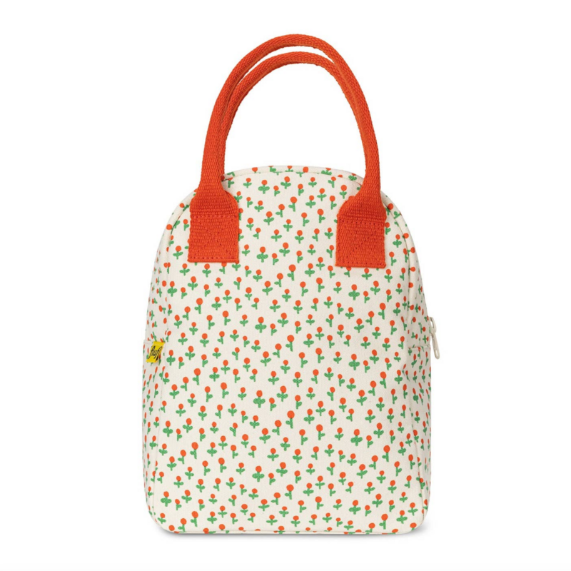 Tiny Roses Zipper Lunchbox