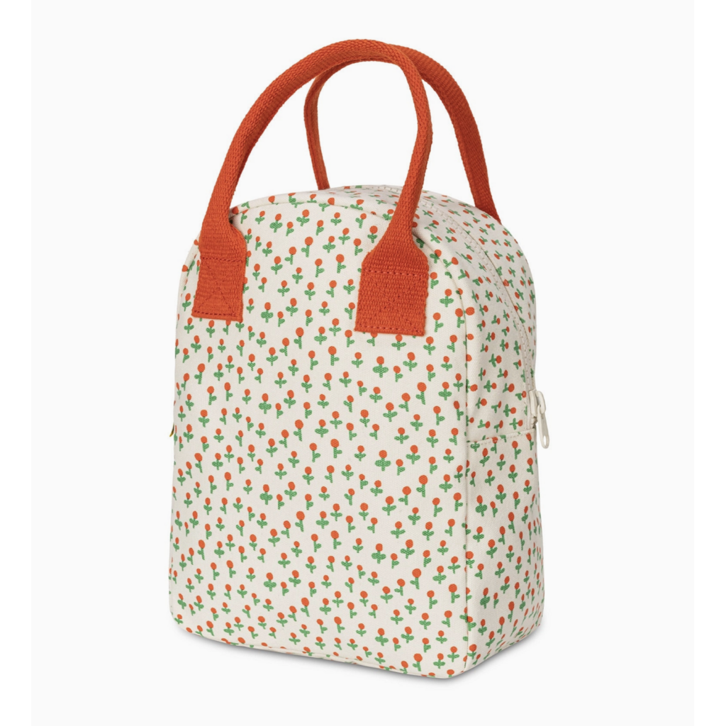 Tiny Roses Zipper Lunchbox