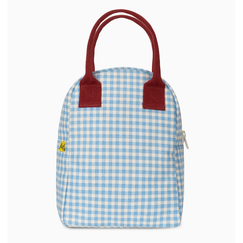 Gingham Sky Zipper Lunchbox