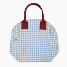 Gingham Sky Zipper Lunchbox