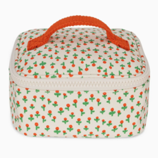 Tiny Roses Mini Zip Cube Lunchbox