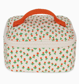 Tiny Roses Mini Zip Cube Lunchbox